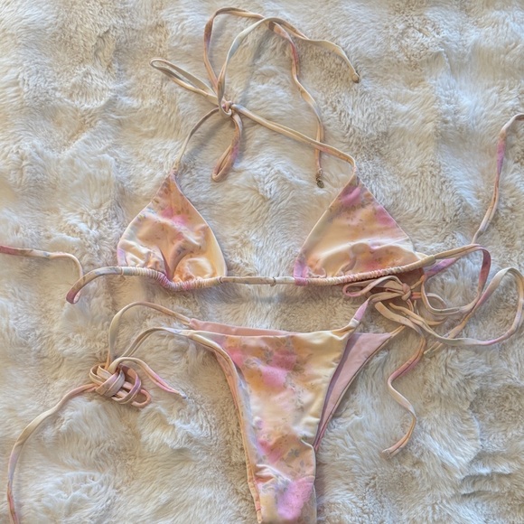 House of CB Floral Pink Bikini - Picture 3 of 4